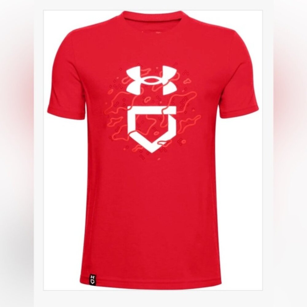 Under Armour UA Camo Lockup Graphic T-Shirt Red